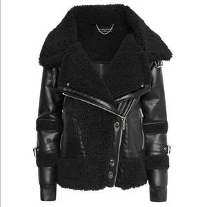 Vegan Leather Biker Jacket by Maniere Devoir